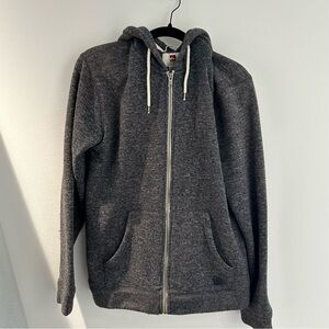 Quicksilver Zip-Up Hoodie with Cream Accents Style: Ol Yeller